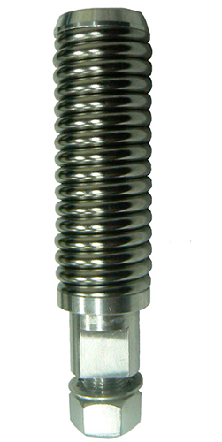 Parallel vehicle mount spring base with extensions, 1/2″ UNF bottom thread – 142mm x 30mm O.D.